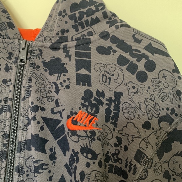 Nike All over Print hoodie. Size S/M - Picture 2 of 6